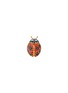 首图 - 点击放大 - MIO HARUTAKA - Ladybird 18K Rose White Gold Orange Sapphire Black Diamond Single Earring