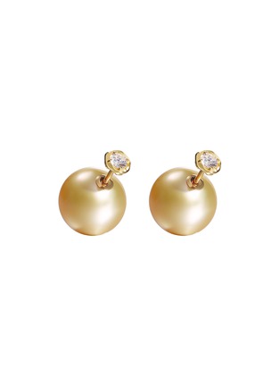 首图 - 点击放大 - MILAMORE - Kintsugi EN Diamond Akoya Pearl 18K Gold Ear Jackets