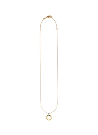 首图 - 点击放大 - MILAMORE - Kintsugi EN Diamond 18K Gold Pendant Necklace — 40cm