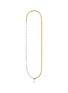 首图 - 点击放大 - MILAMORE - Duo Chain Jr Diamond 18K White Yellow Gold Necklace — 50cm