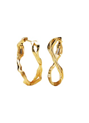 首图 - 点击放大 - MILAMORE - Kintsugi 18K Gold Large Hoop Earrings