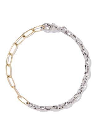 首图 - 点击放大 - MILAMORE - Duo Chain I 18K White Yellow Gold Bracelet — 18cm
