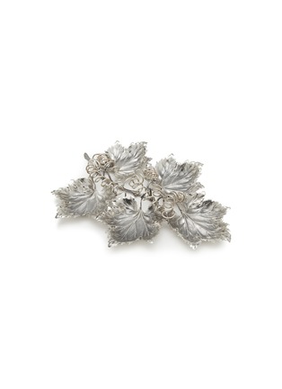 首图 –点击放大 - BUCCELLATI - Nature 5 Vine Leaves Medium Sterling Silver Centrepiece