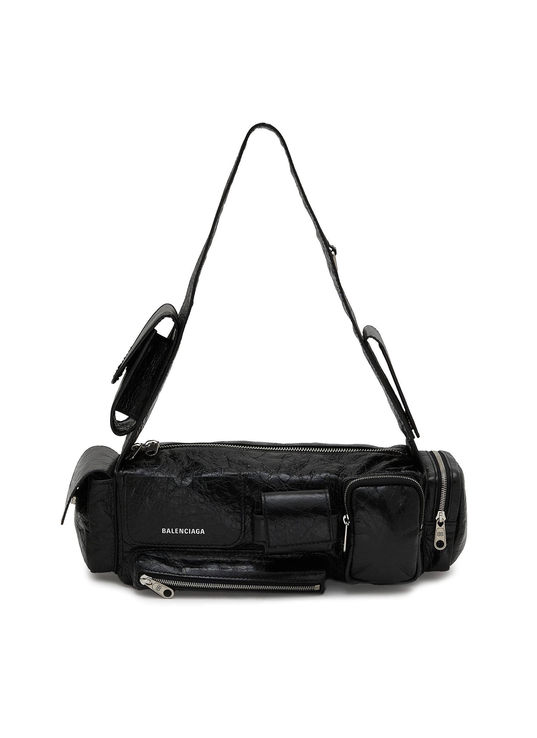 BALENCIAGA | SUPERBUSY 超小号真皮单肩包| 黑色| 女士| Lane