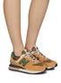 模特儿示范图 - 点击放大 - NEW BALANCE - 574LG 低帮系带运动鞋