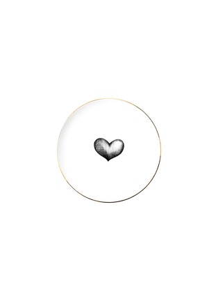 首图 –点击放大 - RORY DOBNER - Black Love Heart Small Perfect Plate