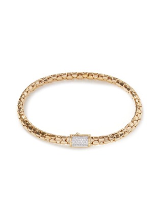 首图 - 点击放大 - JOHN HARDY - Dot Classic Chain 18K Gold Diamond Bracelet — Size US
