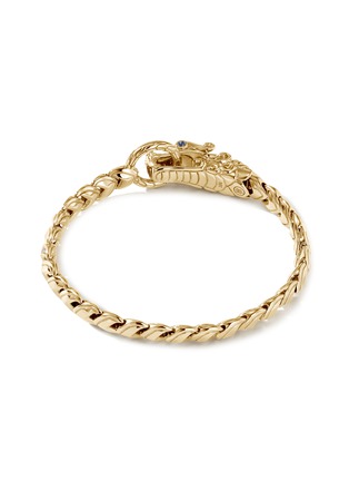 细节 - 点击放大 - JOHN HARDY - Legends Naga 18K Gold Diamond Pave Dragon Bracelet — Size US