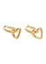 首图 - 点击放大 - JOHN HARDY - Classic Chain Manah 14K Gold Heart Drop Earrings