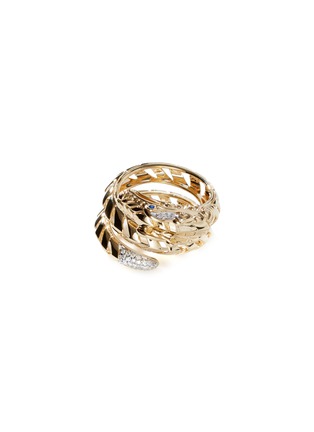 首图 - 点击放大 - JOHN HARDY - Legends Naga 18K Gold Diamond Pave Dragon Ring — Size 7
