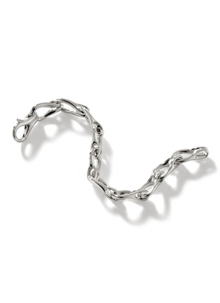细节 - 点击放大 - JOHN HARDY - Surf Silver Chain Link Bracelet — Size UXS