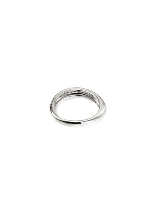细节 - 点击放大 - JOHN HARDY - Surf Diamond Sterling Silver Ring — Size 6
