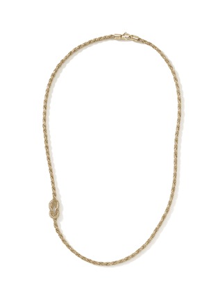 首图 - 点击放大 - JOHN HARDY - Love Knot 14K Gold Twisted Chain Necklace — Size 18