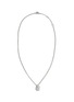 首图 - 点击放大 - JOHN HARDY - Surf Silver Diamond Pavé Link Pendant — Size 16-18