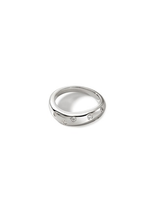 首图 - 点击放大 - JOHN HARDY - Surf Diamond Sterling Silver Ring — Size 7