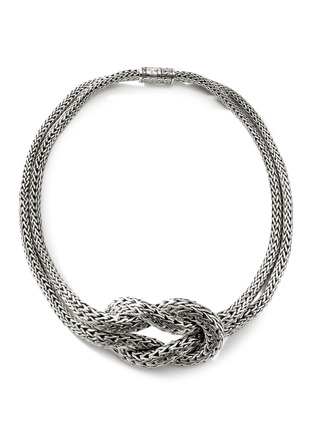 首图 - 点击放大 - JOHN HARDY - Love Knot Sterling Silver Graduated Necklace — Size 16