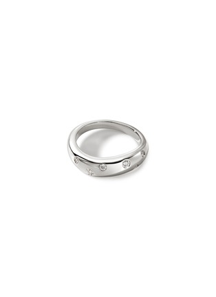 首图 - 点击放大 - JOHN HARDY - Surf Diamond Sterling Silver Ring — Size 6