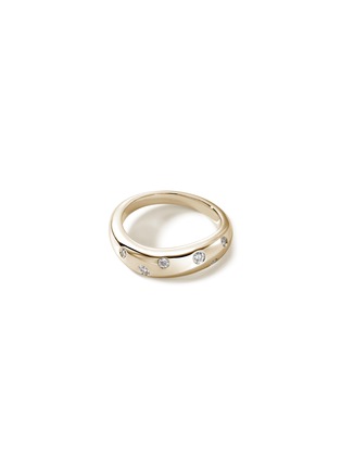 首图 - 点击放大 - JOHN HARDY - Surf Diamond 14K Gold Ring — Size 7