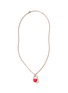 首图 - 点击放大 - JOHN HARDY - Classic Chain Diamond Neon Pink Pebble Pendant Sterling Silver Necklace — Size 22-24