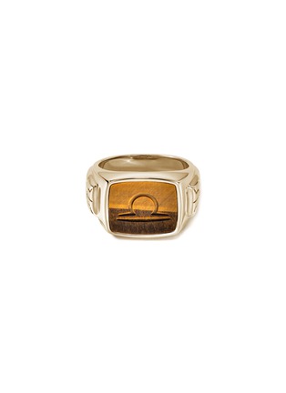 首图 - 点击放大 - JOHN HARDY - 14K Gold Tigers Eye Signet Ring  — Size 10