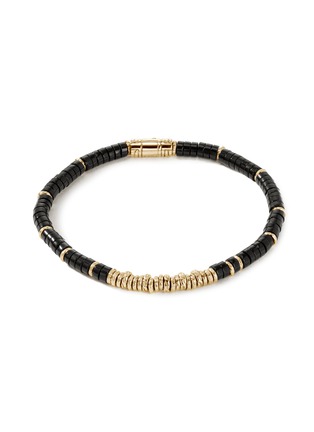 首图 - 点击放大 - JOHN HARDY - Classic Chain Heishi 14K Gold Black Onyx Bracelet — Size UM