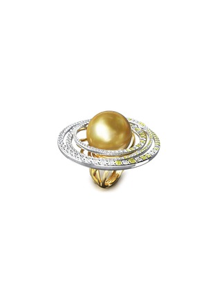 首图 - 点击放大 - MING SONG HAUTE JOAILLERIE - GALAXY SELVA 14K 黄金珍珠钻石戒指