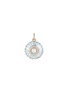 首图 - 点击放大 - STORROW JEWELRY - Emily 14K Gold Diamond Aquamarine Charm