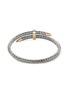 背面 - 点击放大 - JOHN HARDY - Classic Chain Diamond 14K Gold Sterling Silver Bypass Flex Cuff — Size S-M