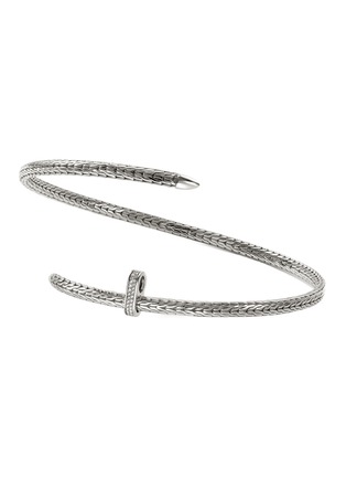 细节 - 点击放大 - JOHN HARDY - Classic Chain Diamond Sterling Silver Coil Necklace — Size 13