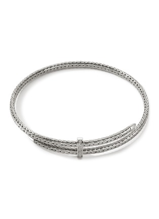 首图 - 点击放大 - JOHN HARDY - Classic Chain Diamond Sterling Silver Coil Necklace — Size 13