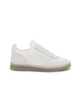 首图 - 点击放大 - MM6 MAISON MARGIELA - 系带拼接真皮运动鞋