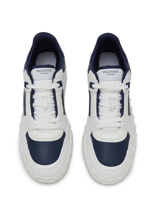 细节 - 点击放大 - VALENTINO GARAVANI - Freedots Leather Low Top Sneakers