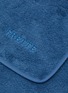 细节 –点击放大 - FRETTE - UNITO 客用浴巾 - 海军蓝