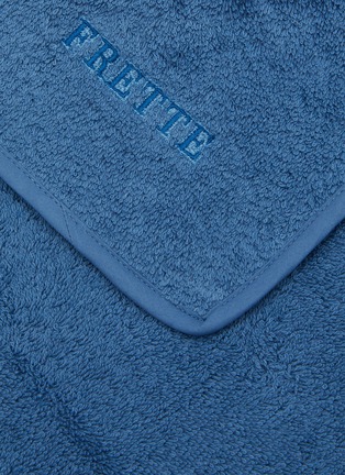 细节 –点击放大 - FRETTE - UNITO 洗脸巾 — 深蓝色