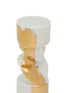 细节 –点击放大 - GINORI 1735 - La Compagnia di Caterina Il Letterato Candleholder — White/Gold