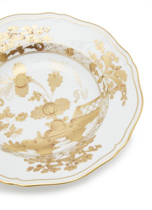细节 –点击放大 - GINORI 1735 - ORIENTE ITALIANO 陶瓷汤盘 — 金色
