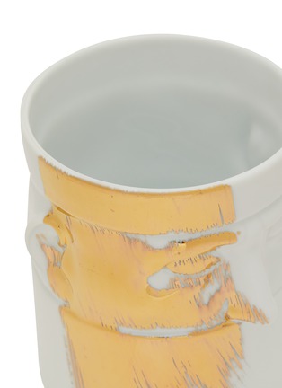 细节 –点击放大 - GINORI 1735 - La Compagnia di Caterina Il Seguace Candleholder — White/Gold