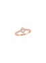 首图 - 点击放大 - KORLOFF - Eclat 18K Rose Gold Diamond Ring