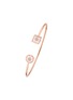 首图 - 点击放大 - KORLOFF - Saint-Petersbourg Rose Gold Diamond Pink Opal Bangle — Size 15