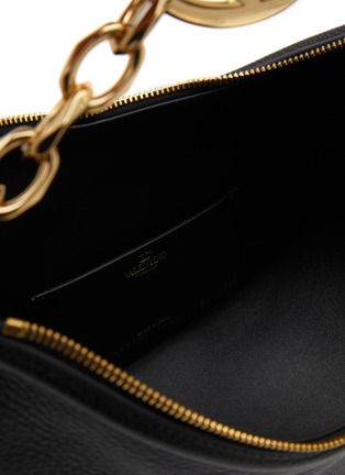 细节 - 点击放大 - VALENTINO GARAVANI - Small VLogo Moon Hobo Shoulder Bag