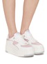 模特儿示范图 - 点击放大 - VALENTINO GARAVANI - Freedots XL Low Top Sneakers
