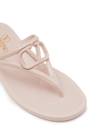 细节 - 点击放大 - VALENTINO GARAVANI - VLogo Cut-Out Flip Flops