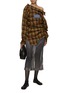 模特儿示范图 - 点击放大 - MAISON MARGIELA - 格纹羊毛衬衫