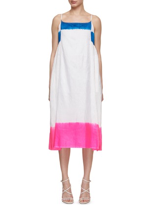 首图 - 点击放大 - INJIRI - Dyed Cotton Silk Slip Dress