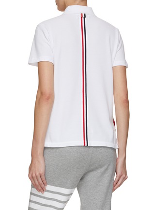 背面 - 点击放大 - THOM BROWNE - 三色条纹 POLO 衫