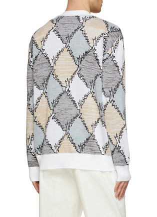 背面 - 点击放大 - MISSONI - 锯齿状菱形提花开衫