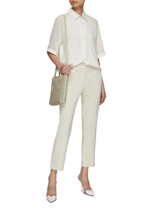 模特儿示范图 - 点击放大 - MARELLA - Slim Fit Cropped Pants