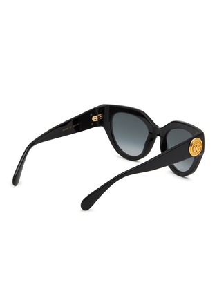 模特儿示范图 - 点击放大 - GUCCI - 板材猫眼太阳眼镜