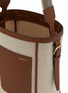 细节 - 点击放大 - VALEXTRA - Small Canvas Bucket Bag
