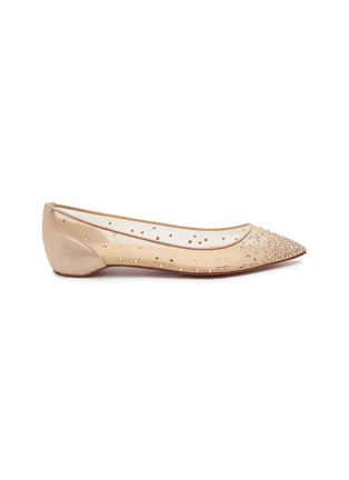 首图 - 点击放大 - CHRISTIAN LOUBOUTIN - FOLLIES STRASS 仿水晶平底鞋